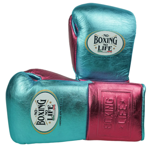 Luvas de Treino No Boxing No Life Metálicas - Fecho em Cadarço