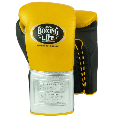 Luvas de Treino No Boxing No Life Metálicas - Fecho em Cadarço