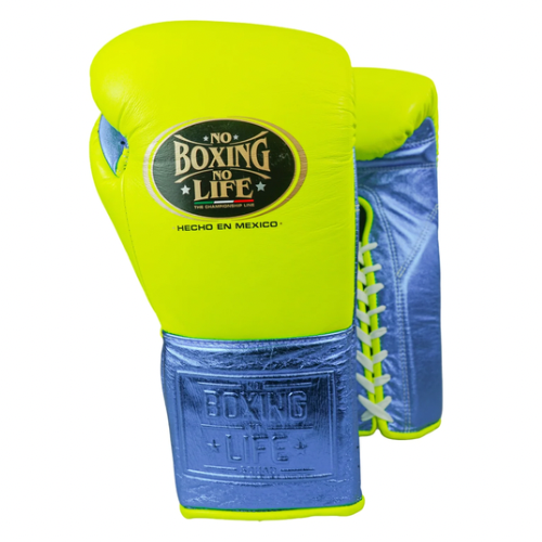 Luvas de Treino No Boxing No Life Metálicas - Fecho em Cadarço