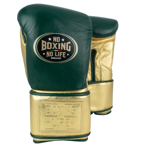 Luva de Treino Metálica No Boxing No Life - Fecho em Velcro