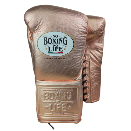 Luvas de Treino No Boxing No Life Metálicas - Fecho em Cadarço