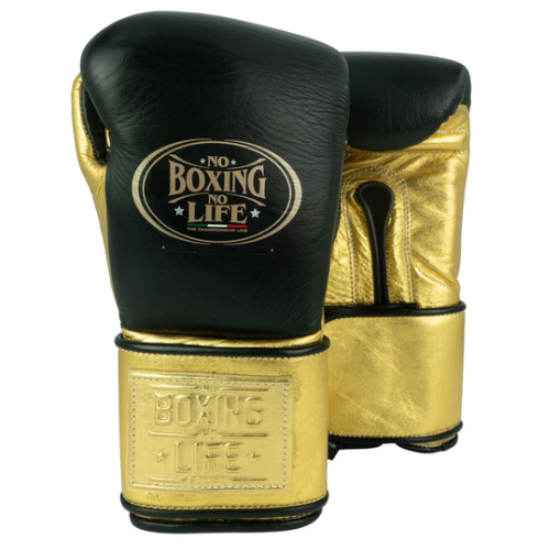 Luva de Treino Metálica No Boxing No Life - Fecho em Velcro