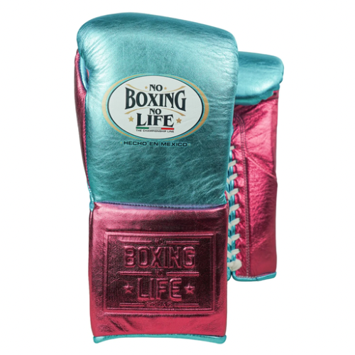 Luvas de Treino No Boxing No Life Metálicas - Fecho em Cadarço