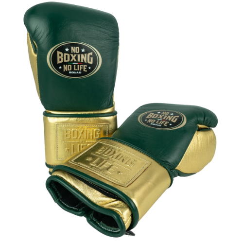Luva de Treino Metálica No Boxing No Life - Fecho em Velcro