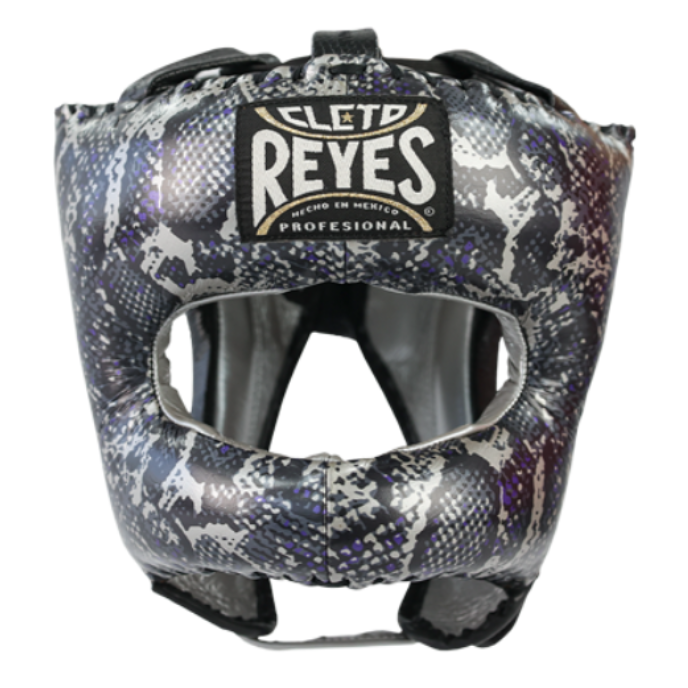 Capacete Traditional Cleto Reyes Black Steel Snake - Proteção facial