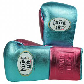 Luvas de Treino No Boxing No Life Metálicas - Fecho em Cadarço