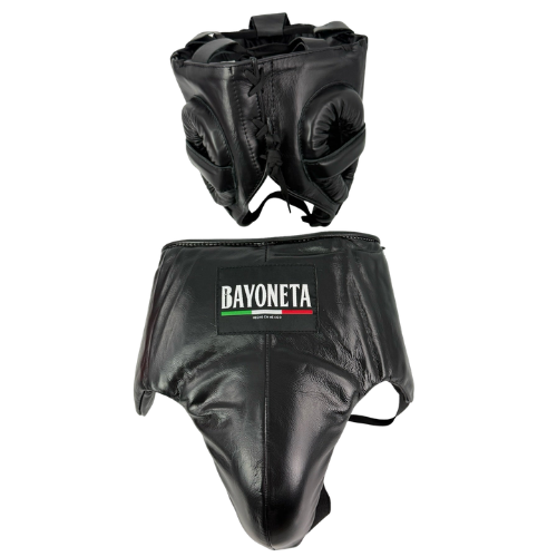 Conjunto Bayoneta - Capacete e Coquilha