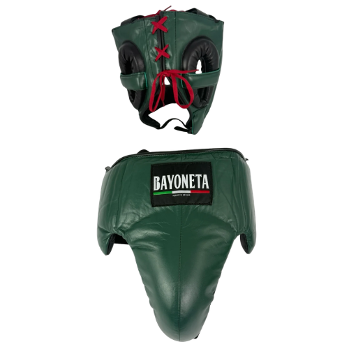 Conjunto Bayoneta - Capacete e Coquilha