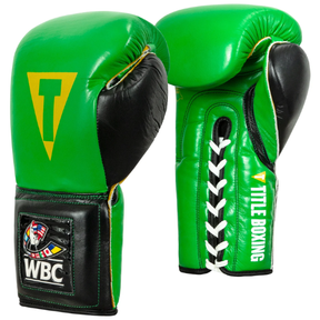 Luva Tittle WBC - Velcro e cadarço
