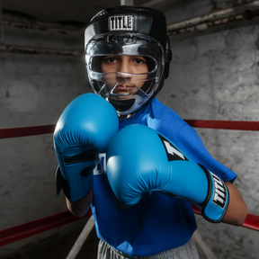 Capacete Title Boxing Full face 2.0 - Grade fixa