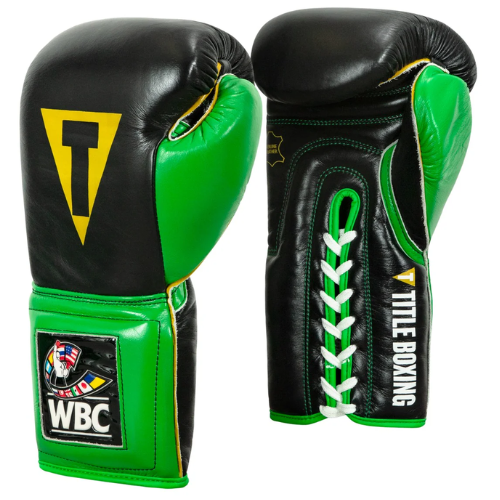 Luva Tittle WBC - Velcro e cadarço