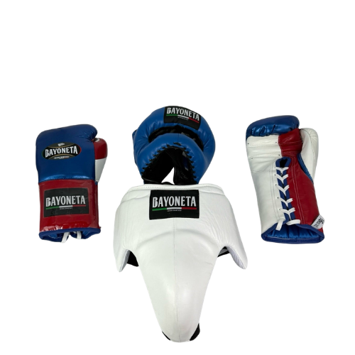 Conjunto Bayoneta - Luva, Capacete e Coquilha