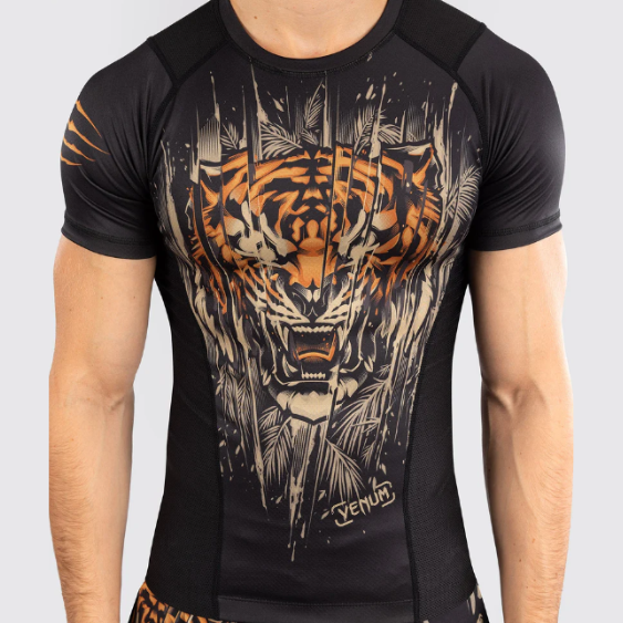 Camiseta de compressão Venum Tiger - manga curta
