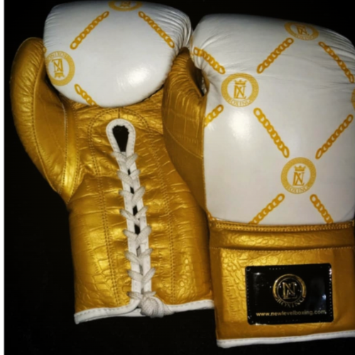 Luva New Level Boxing Cayman - Couro de búfalo