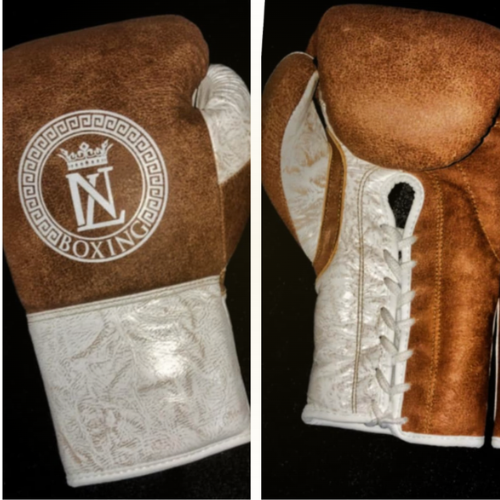 Luva New Level Boxing Diamond - Couro de búfalo