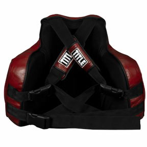 Protetor de Tórax Profissional Title Boxing - Couro genuíno