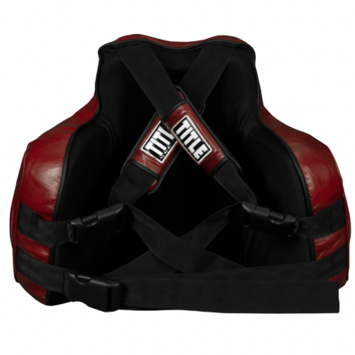 Protetor de Tórax Profissional Title Boxing - Couro genuíno