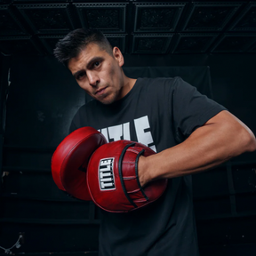 Manopla de foco Title Boxing - Couro genuíno