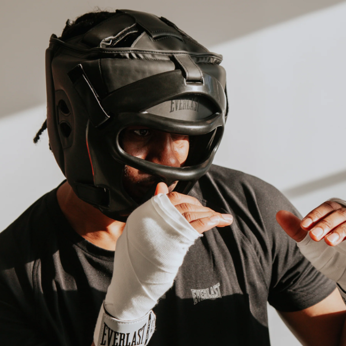 Capacete de luta Everlast Elite 2 Pro - Com grade removível