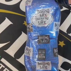 Luvas de Treino No Boxing No Life Metálicas - Fecho em Cadarço