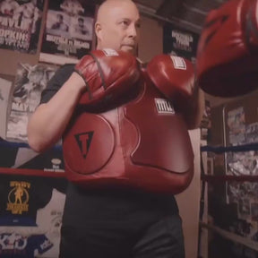 Protetor de Tórax Profissional Title Boxing - Couro genuíno