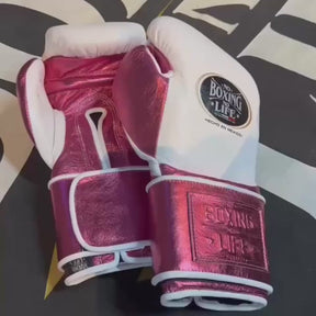 Luva de Treino Metálica No Boxing No Life - Fecho em Velcro